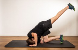 Air-Kick Rumpftraining gegen Rückenschmerzen